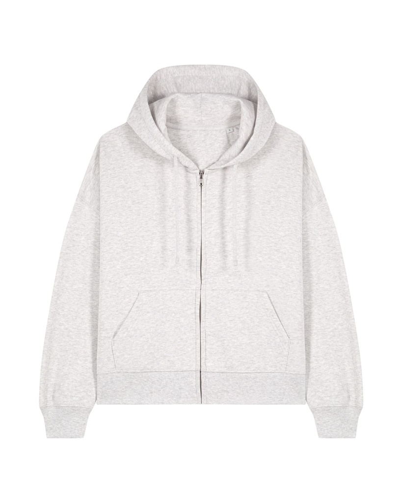 Stella Ida Zip Hoodie Cool Heather Grey