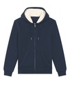 Hygger Sherpa Zip Hoodie French Navy
