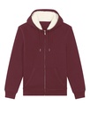 Hygger Sherpa Zip Hoodie Burgundy