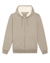 Hygger Sherpa Zip Hoodie Heather Sand
