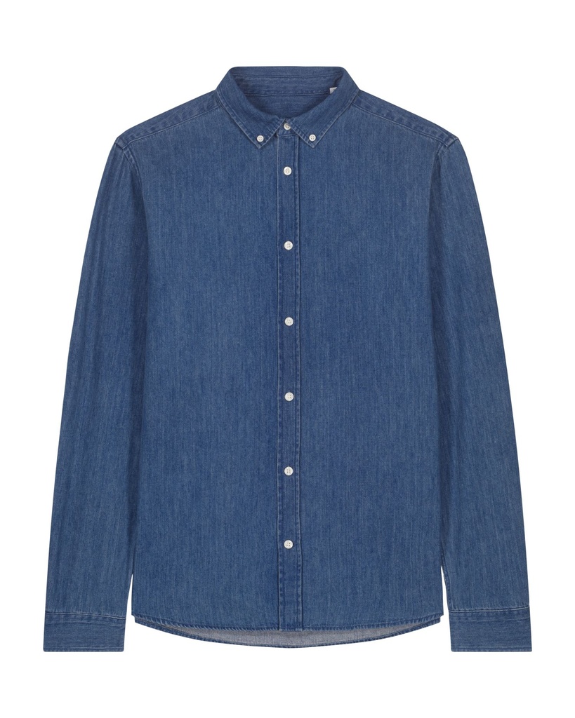 Stanley Denim Shirt Mid Wash