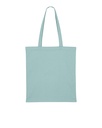 Light Tote Bag Teal Monstera