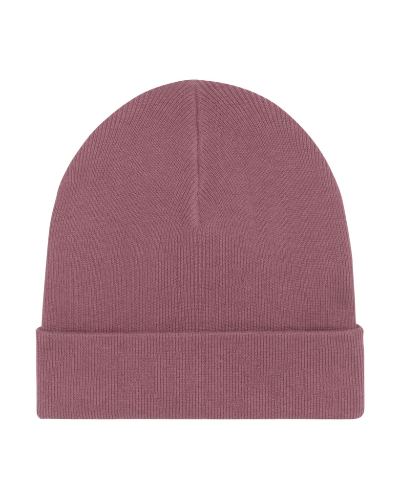 Rib Beanie Hibiscus Rose