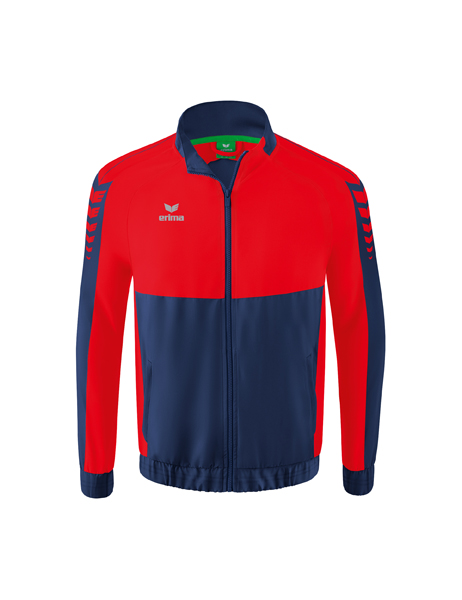 Six Wings presentatiejack new navy/rood