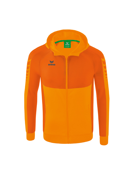 Six Wings trainingsjack met capuchon new orange/oranje