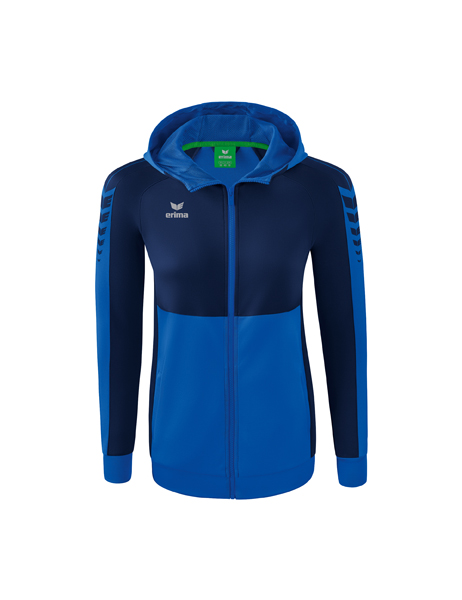 Six Wings trainingsjack met capuchon new royal/new navy Dames