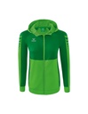 Six Wings trainingsjack met capuchon green/smaragd Dames