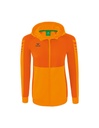 Six Wings trainingsjack met capuchon new orange/oranje Dames