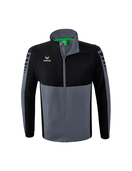 Six Wings jack met afneembare mouwen slate grey/zwart