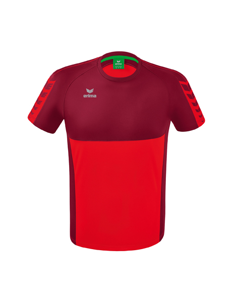Six Wings T-shirt rood/bordeaux