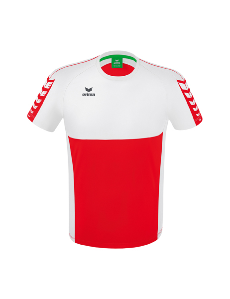 Six Wings T-shirt rood/wit