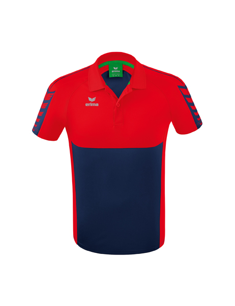 Six Wings polo new navy/rood