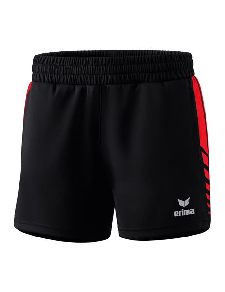 Six Wings worker short zwart/rood Dames