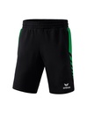 Six Wings worker short zwart/smaragd