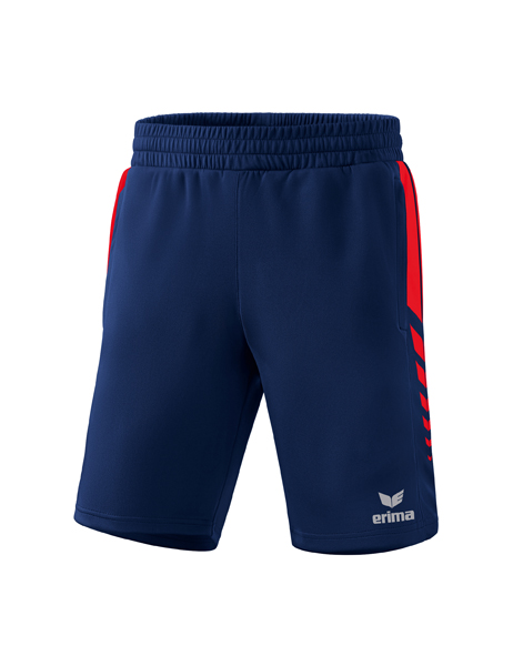 Six Wings worker short new navy/rood