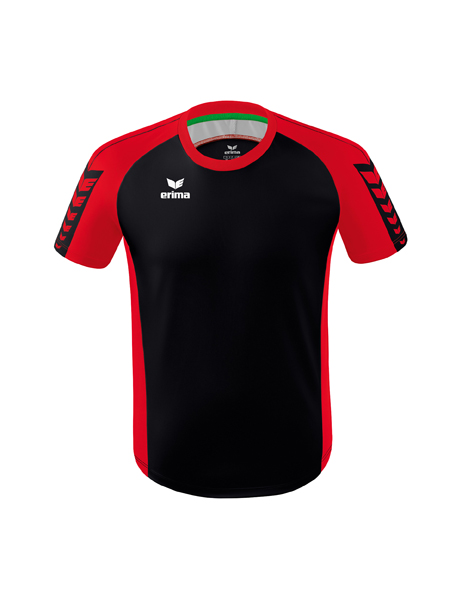 Six Wings shirt zwart/rood