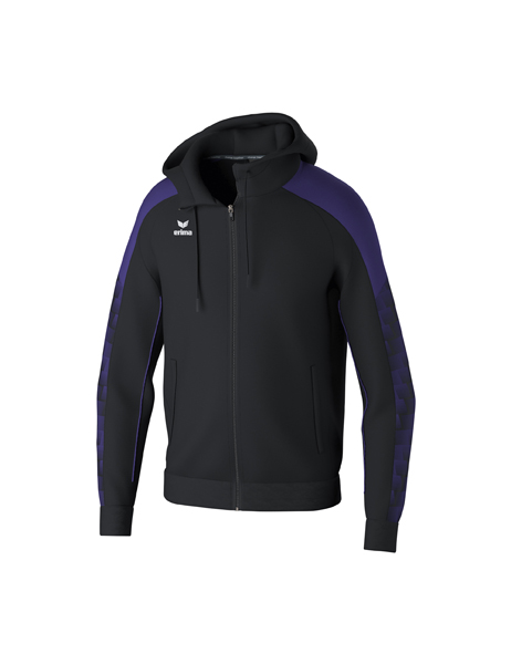 EVO STAR trainingsjack met capuchon zwart/ultra violet