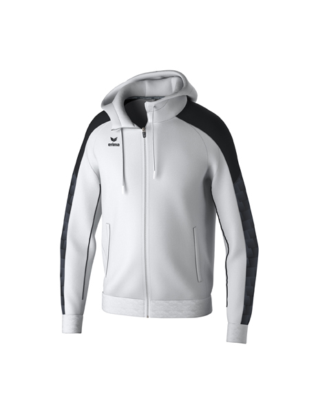 EVO STAR trainingsjack met capuchon wit/zwart