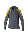 EVO STAR trainingsjack met capuchon slate grey/geel Dames