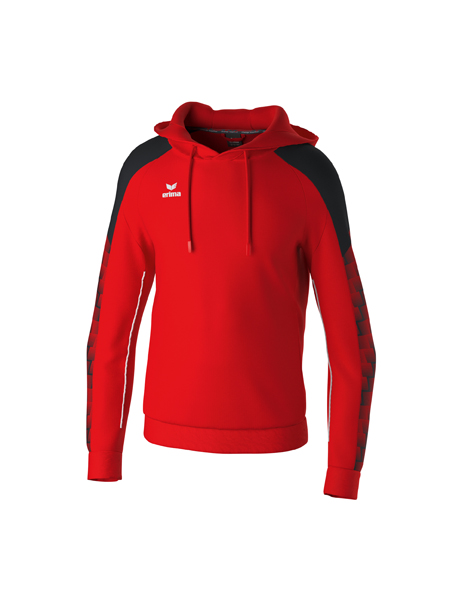 EVO STAR sweatshirt met capuchon rood/zwart