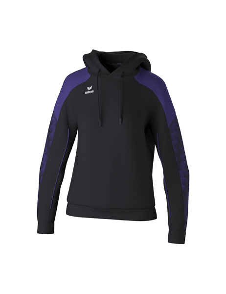 EVO STAR sweatshirt met capuchon zwart/ultra violet Dames