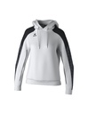 EVO STAR sweatshirt met capuchon wit/zwart Dames