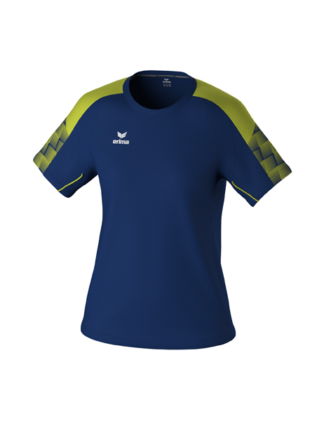 EVO STAR T-Shirt new navy/lime Dames