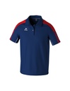 EVO STAR polo new navy/rood