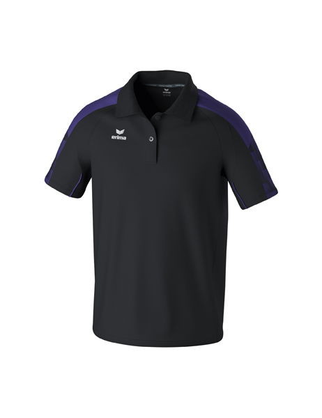 EVO STAR polo zwart/ultra violet