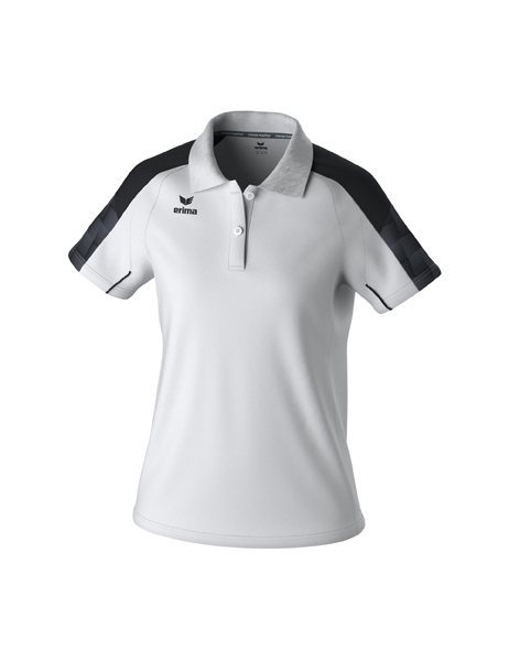 EVO STAR polo wit/zwart Dames