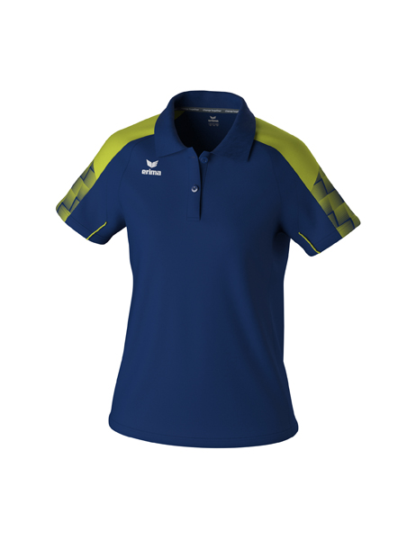 EVO STAR polo new navy/lime Dames