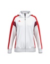 CELEBRATE 125 Training Jacket with hood wit/rood Dames