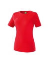 Casual Basics teamsport-T-shirt rood Dames