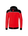CHANGE by erima trainingsjack met capuchon rood/zwart/wit