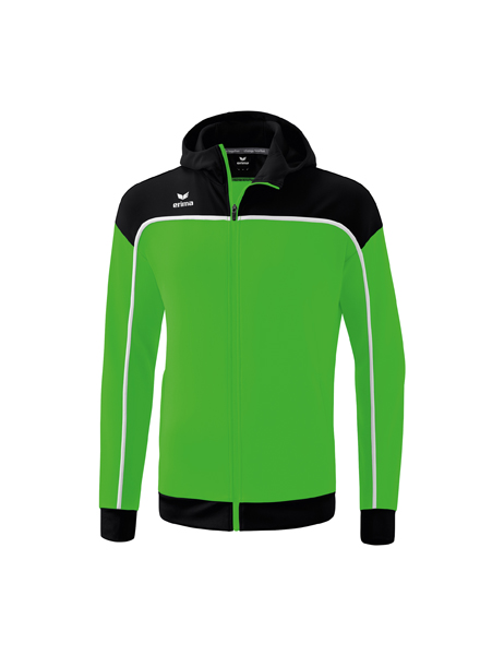 CHANGE by erima trainingsjack met capuchon green/zwart/wit