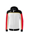 CHANGE by erima trainingsjack met capuchon wit/zwart/rood