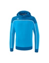 CHANGE by erima sweatshirt met capuchon curaçao/mykonos/wit