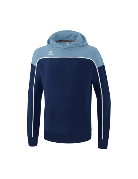 CHANGE by erima sweatshirt met capuchon new navy/faded denim/wit