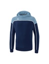 CHANGE by erima sweatshirt met capuchon new navy/faded denim/wit