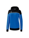 CHANGE by erima sweatshirt met capuchon new royal/zwart/wit Dames