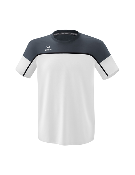 CHANGE by erima T-shirt wit/slate grey/zwart