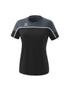 CHANGE by erima T-shirt black grey/slate grey/wit Dames