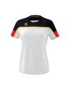 CHANGE by erima T-shirt wit/zwart/rood Dames