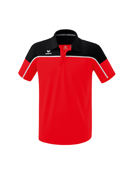 CHANGE by erima polo rood/zwart/wit