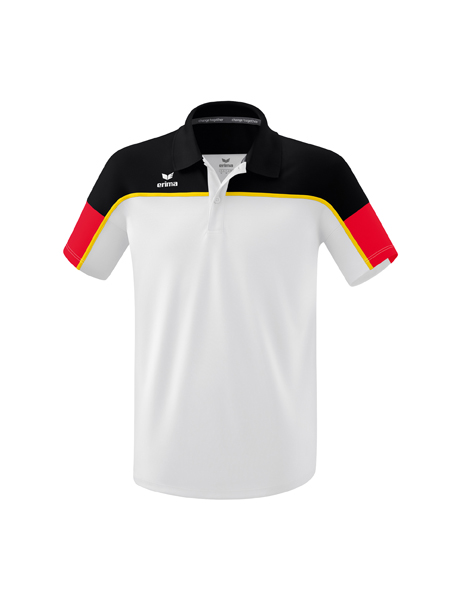 CHANGE by erima polo wit/zwart/rood