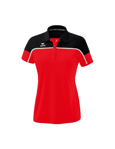 CHANGE by erima polo rood/zwart/wit Dames