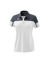 CHANGE by erima polo wit/slate grey/zwart Dames