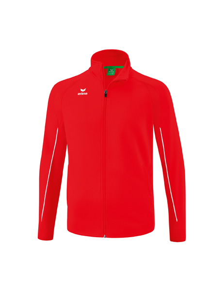 LIGA STAR polyester trainingsjack rood/wit