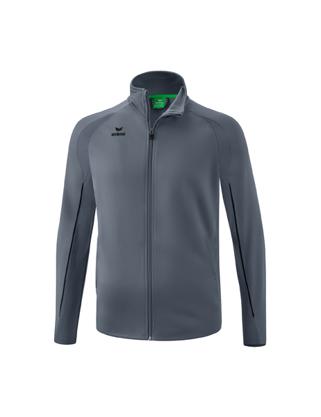 LIGA STAR polyester trainingsjack slate grey/zwart