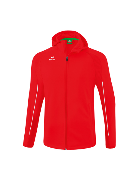 LIGA STAR trainingsjack met capuchon rood/wit